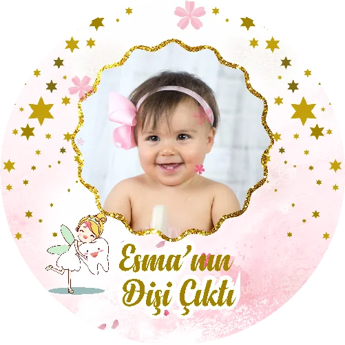 Diş Buğdayı Temalı Yuvarlak Açacak Magneti